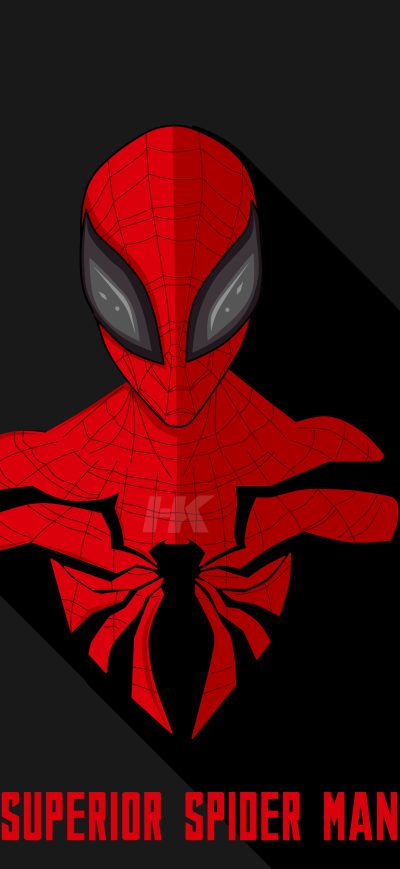 Fond d'écran iPhone Spiderman Mimimalist 5k