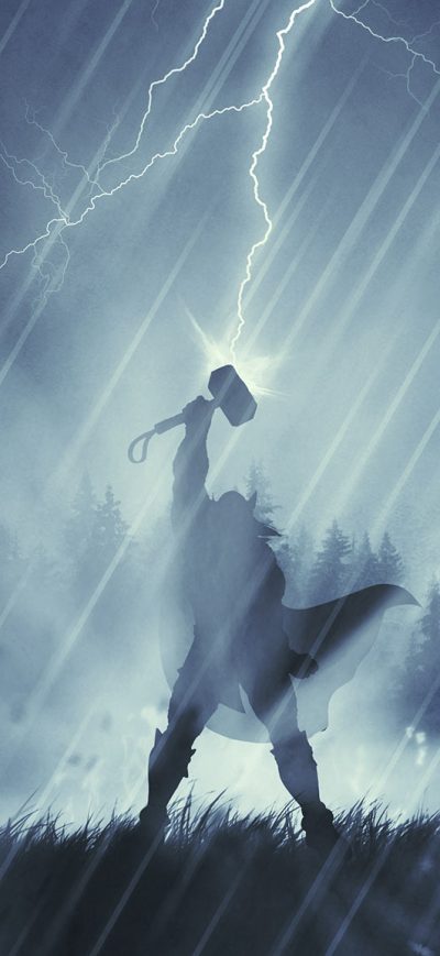 Fond d'écran iPhone Thor Illustration
