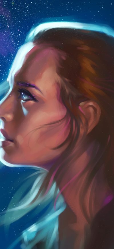 Fond d'écran iPhone Rey Star Wars Fan Artwork