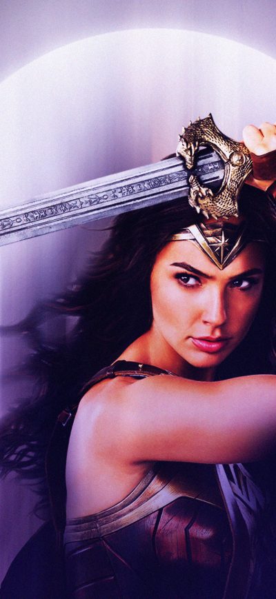 Fond d'écran iPhone Wonder Woman Justice League 4k Fan Art