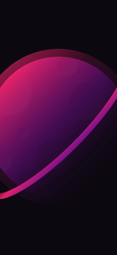 Fond d'écran iPhone 5k Planet Minimalist