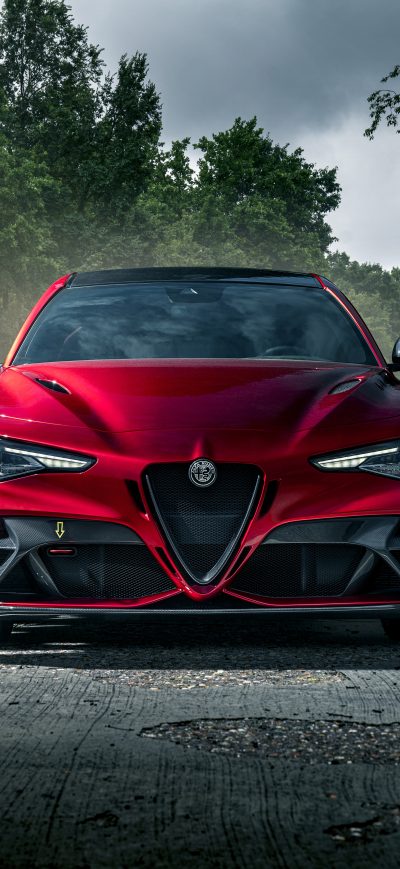 Fond d'écran iPhone Alfa Romeo Giulia Gta 8k
