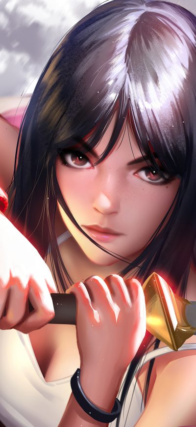 Fond d'écran iPhone Mulan Anime Girl 5k