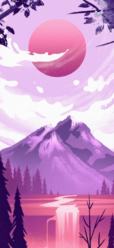Fond d'écran iPhone Beautiful Landscape Digital Artwork 4k