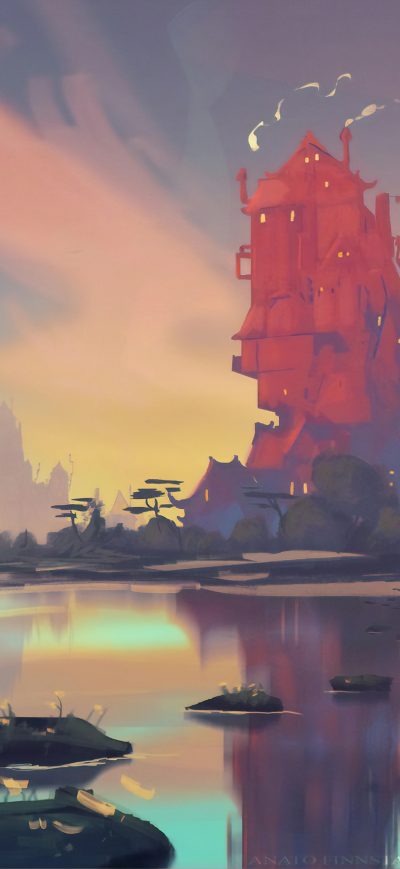 Fond d'écran iPhone Reached Dragon Land 4k