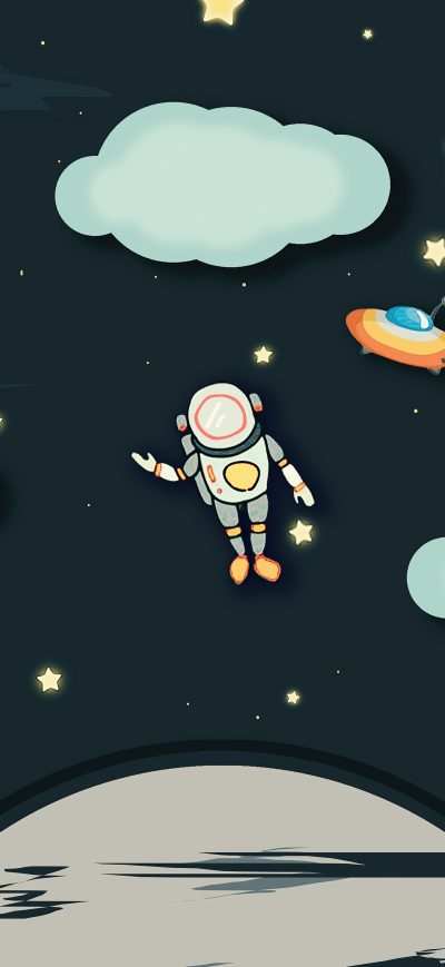 Fond d'écran Space Impact 5k sur iPhone