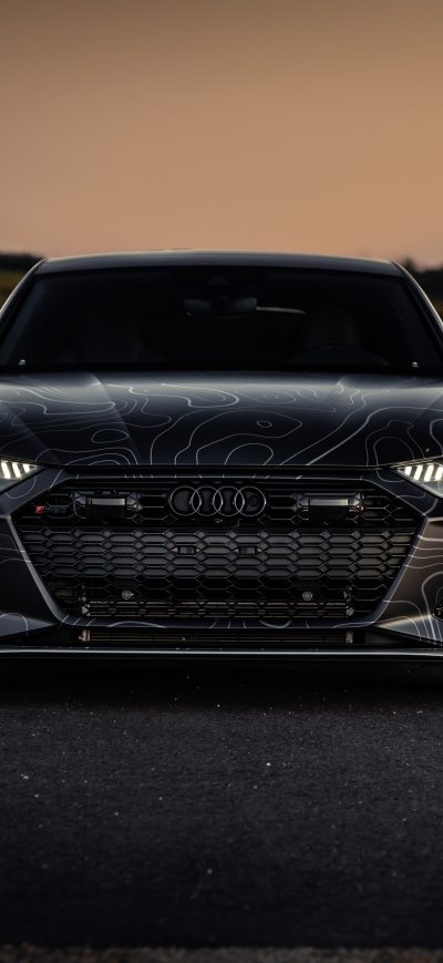 Fond d'écran iPhone Black Box Richter Audi RS 7 Sportback 2020 Front