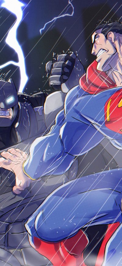 Fond d'écran iPhone Superman Vs Batman