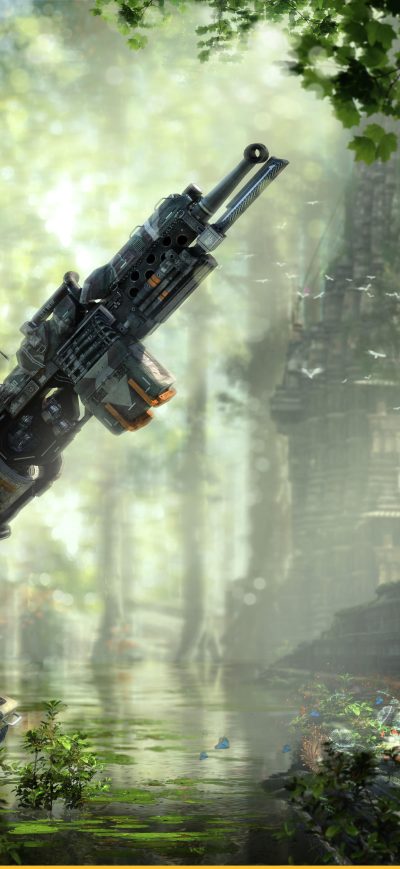 Fond d'écran iPhone Titanfall 2 Artwork 5k