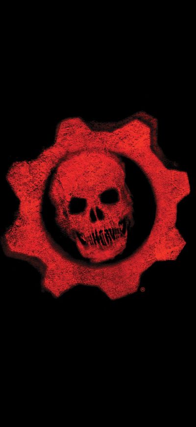 Fond d'écran iPhone Logo Gears Of War 4k