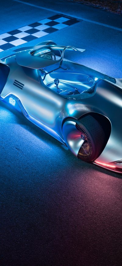 Fond d'écran iPhone 2018 Mercedes Benz Vision EQ Silver Arrow