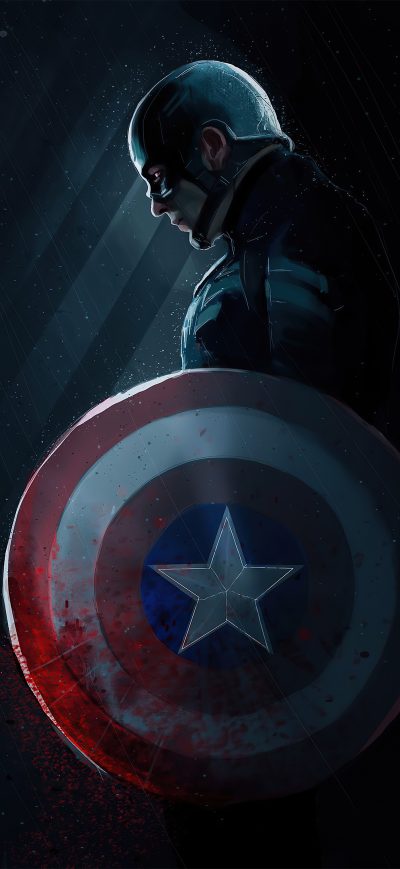 Fond d'écran iPhone 4k Captain America Art 2020