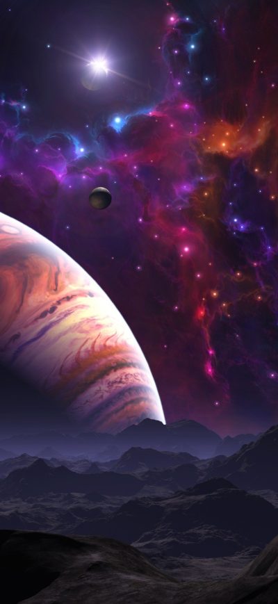 Fond d'écran iPhone Galaxy Space Fantasy Science Fiction