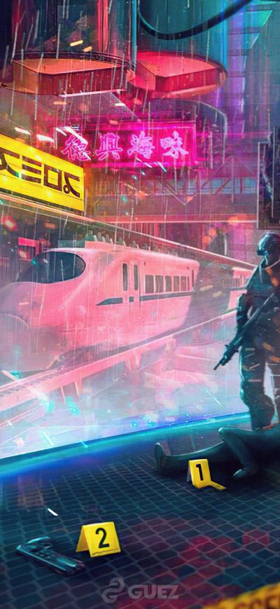 Fond d'écran iPhone Cyber Crime 4k