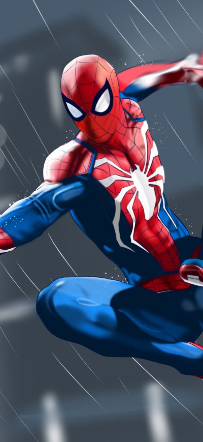 Fond d'écran Spider Man sur iPhone