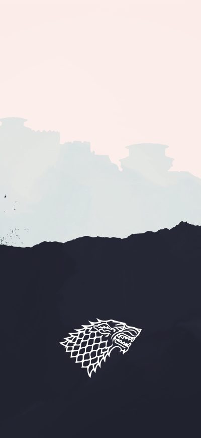 Fond d'écran iPhone Jon Snow Minimalism