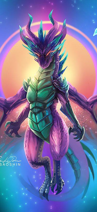 Fond d'écran iPhone Supreme Dragon 4k