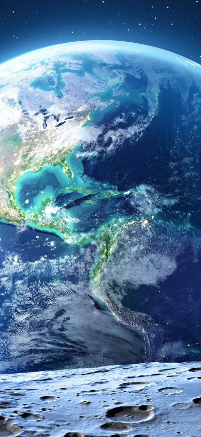 Fond d'écran iPhone Earth View From Space 4k