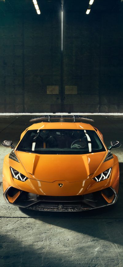 Fond d'écran iPhone Novitec Lamborghi Huracan Perfomante 2018 4k
