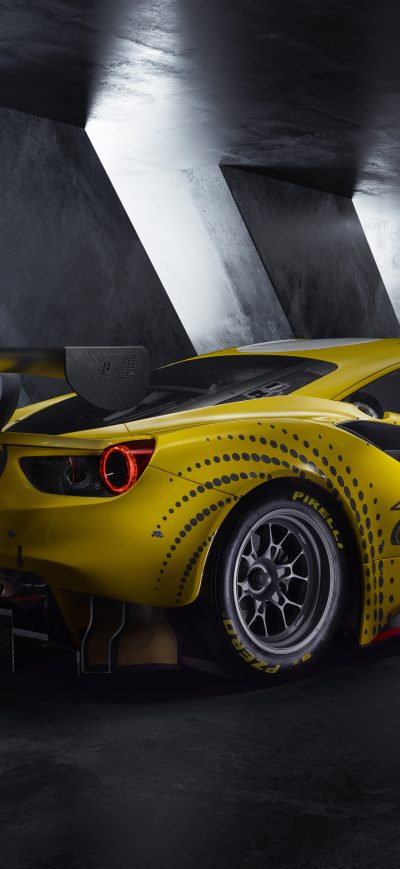 Fond d'écran iPhone Ferrari 488 GT Modificata 2021 Rear 10k