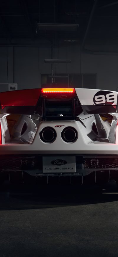 Fond d'écran iPhone Ford GT Rear Look 4k