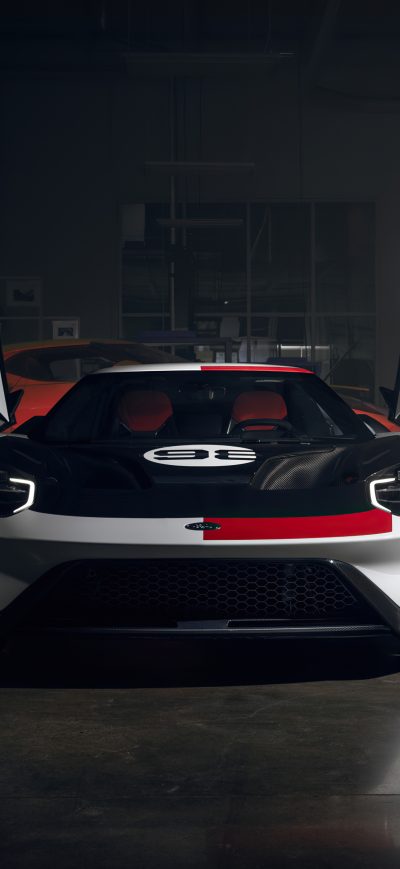 Fond d'écran iPhone 2022 Ford GT Windows Open 4k