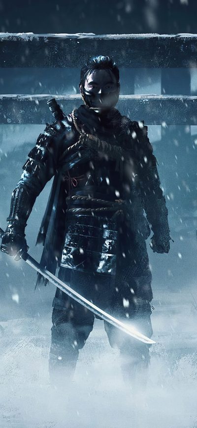 Fond d'écran iPhone Ghost Of Tsushima Game