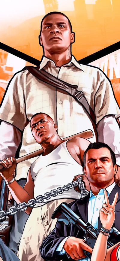 Fond d'écran iPhone Gta V Poster 4k