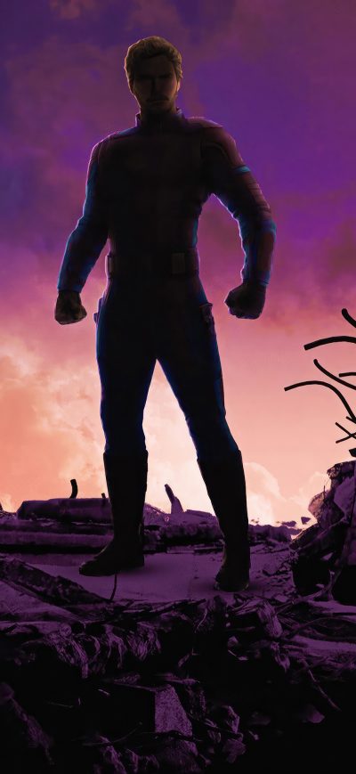 Fond d'écran iPhone Star Lord Guardians Of The Galaxy Vol3