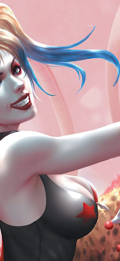 Fond d'écran iPhone Harley Quinn Hyenas