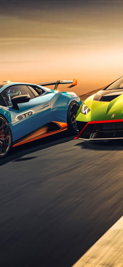 Fond d'écran iPhone Lamborghini Huracan Sto Variants 5k