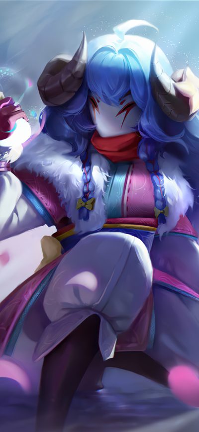 Fond d'écran iPhone Kindred Of League Of Legends 4k