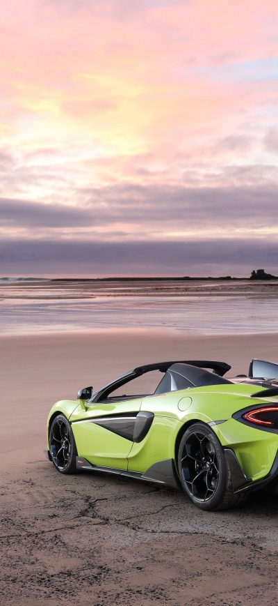 Fond d'écran iPhone Mclaren 600LT Spider Rear View
