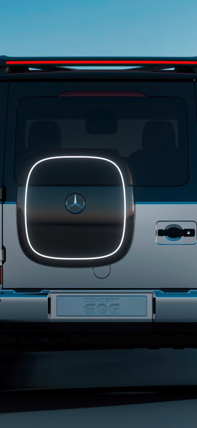 Fond d'écran iPhone Mercedes Benz Concept EQG Rear Look 4k