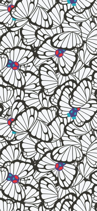 Fond d'écran iPhone Pattern Butterfly Abstract 4k