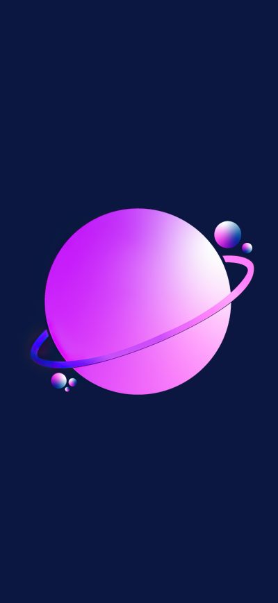 Fond d'écran iPhone Planet Digital Art 4k