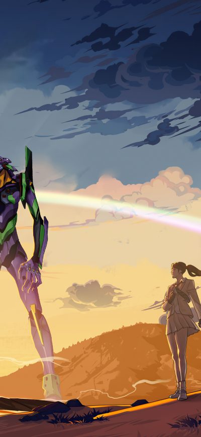 Fond d'écran iPhone Pubg Evangelion 2022 5k