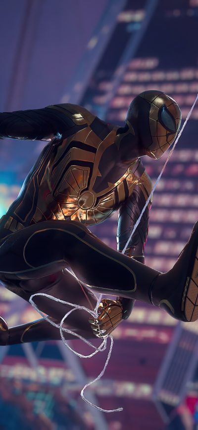 Fond d'écran iPhone Wakandan Armor Spider Man