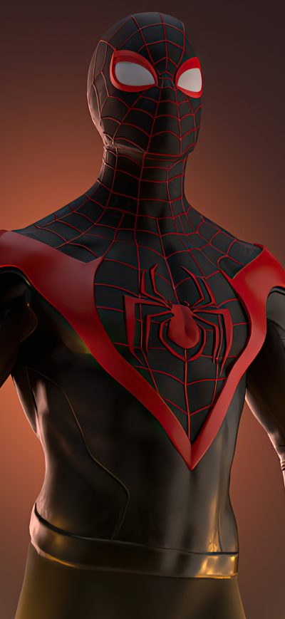 Fond d'écran iPhone Spider Man Miles 2020 Artwork