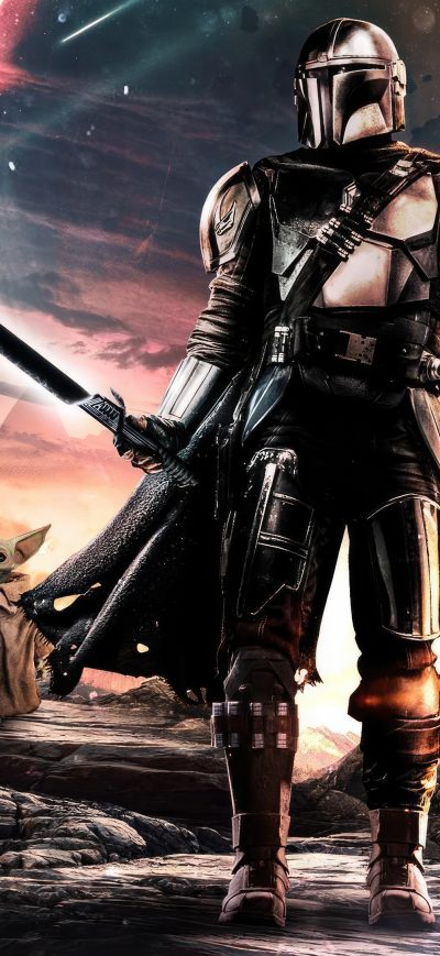 Fond d'écran iPhone Star Wars The Mandalorian Season 3 4k
