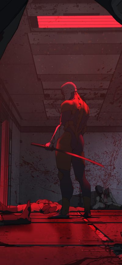 Fond d'écran iPhone Red Warrior 4k
