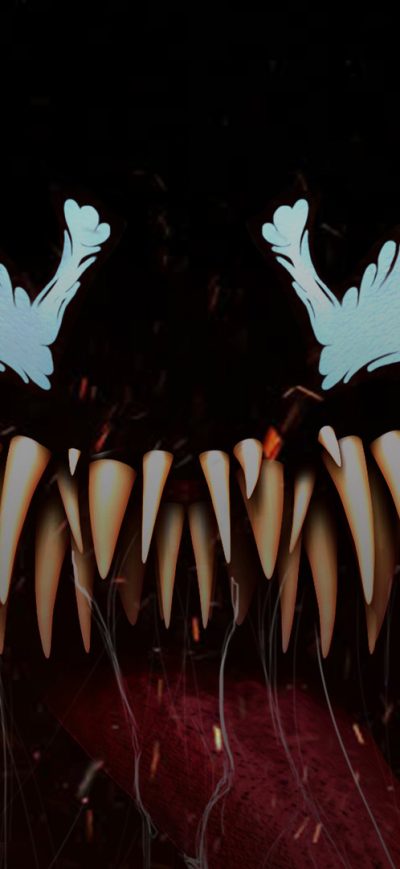 Fond d'écran iPhone Venom Closeup Face Art