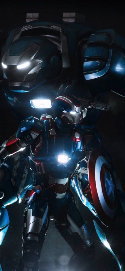 Fond d'écran iPhone Iron Patriot Man
