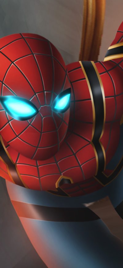 Fond d'écran iPhone Iron Spiderman Artwork
