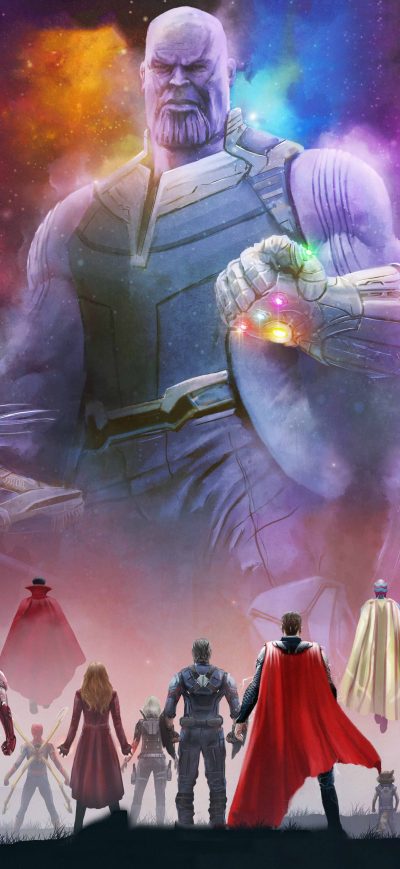 Fond d'écran iPhone Avengers Infinity War 5k