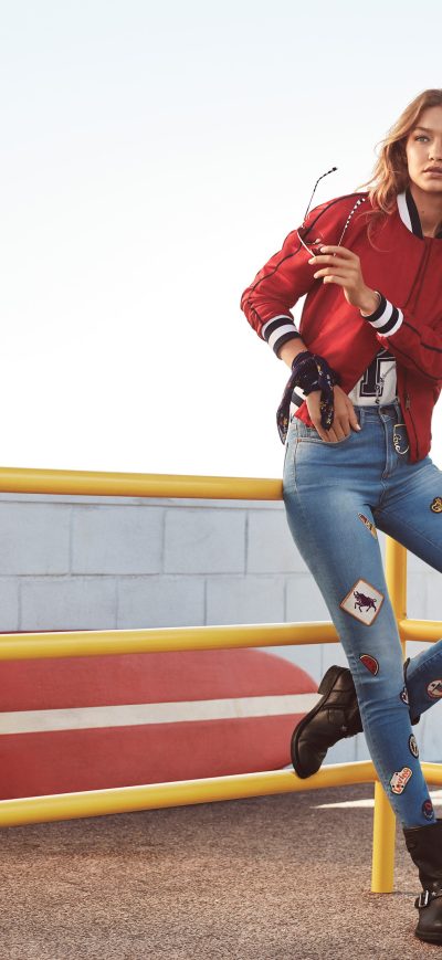 Fond d'écran iPhone Gigi Hadid Tommy Hilfiger HD
