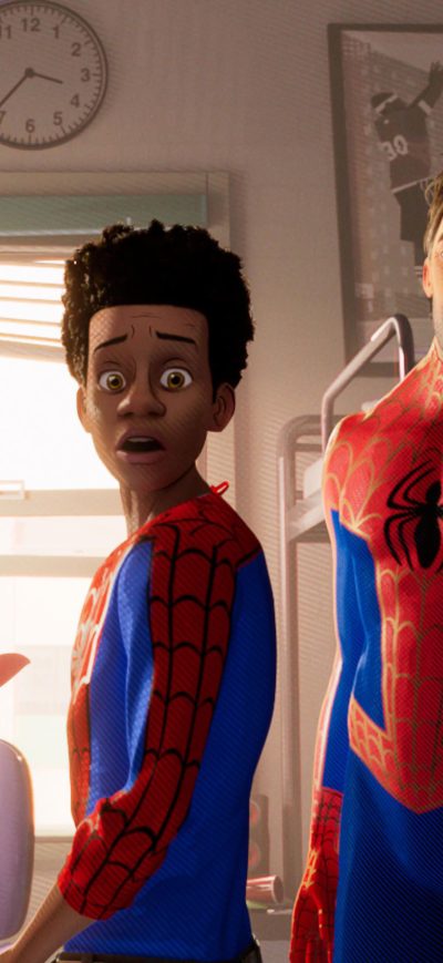 Fond d'écran iPhone SpiderMan Into The Spider Verse All Spidermans
