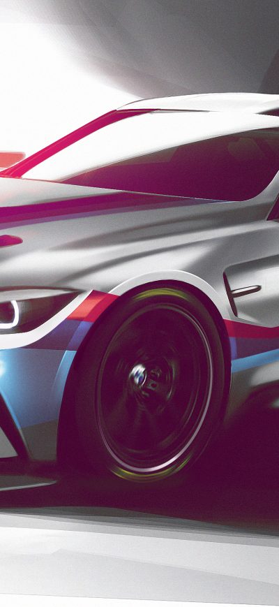 Fond d'écran iPhone BMW M4 GT4 2018 Design