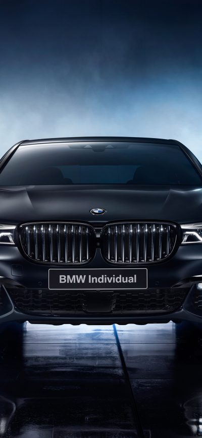 Fond d'écran iPhone BMW 750i Black Ice Edition 2017 Front
