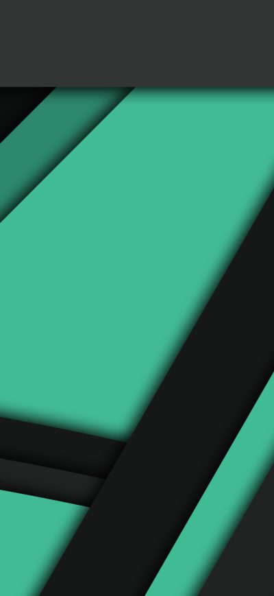 Fond d'écran Black Green Material Design sur iPhone